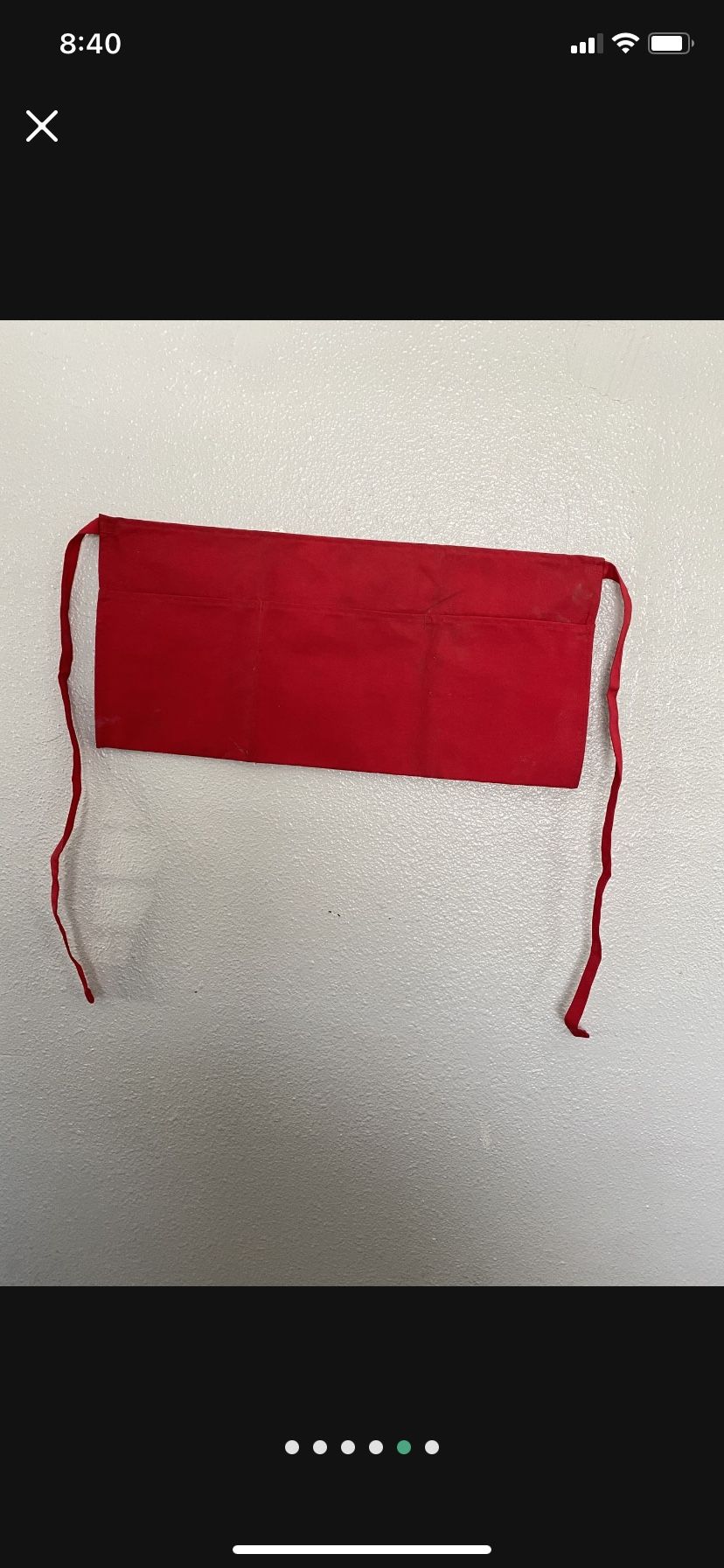 Apron /Mandil. De Meseros /as $1.50 Nuevos 