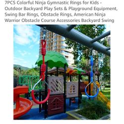 Obstacle courses, new rings slack line Knot actual picture last photo