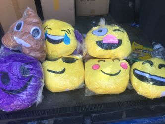 Emoji pillows 14 inches $6 each