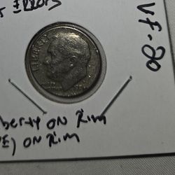 1976 Roosevelt US Dime With Mint Errors!