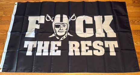 Raiders flag 5ftx3ft $20 Firm On Price