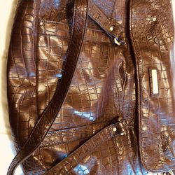 ETIENNE AIGNER Brown Leather Tote