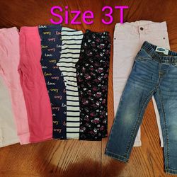 Size 3T girls leggings and jeans (See description for price deals)