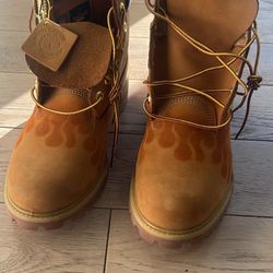 x Loso Wav 6" Premium Waterproof Boot Flame Wheat