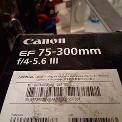 Ef 75-300mm F/4-5.6 lll