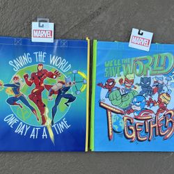2 Brand new Marvel Avengers reusable bags
