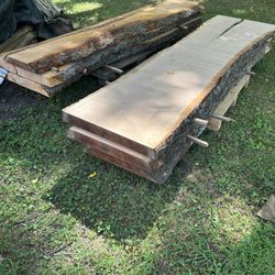 Fresh Cut 2-3 Inch Thick Cherry Live Edge Slabs 