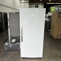 CLEARANCE!🔥 Frigidaire 33 in. 20 cu. ft. Garage Ready Freezerless Refrigerator in White with Temperature Alarm and Auto-Close Door, ENERGY STAR