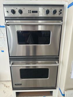 36” electric Viking, double oven