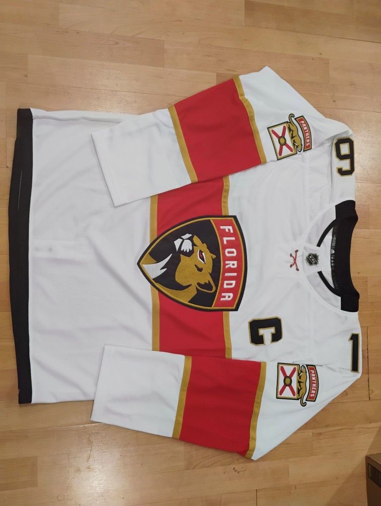 All Sizes! Aleksander Barkov Florida Panthers White Jersey.