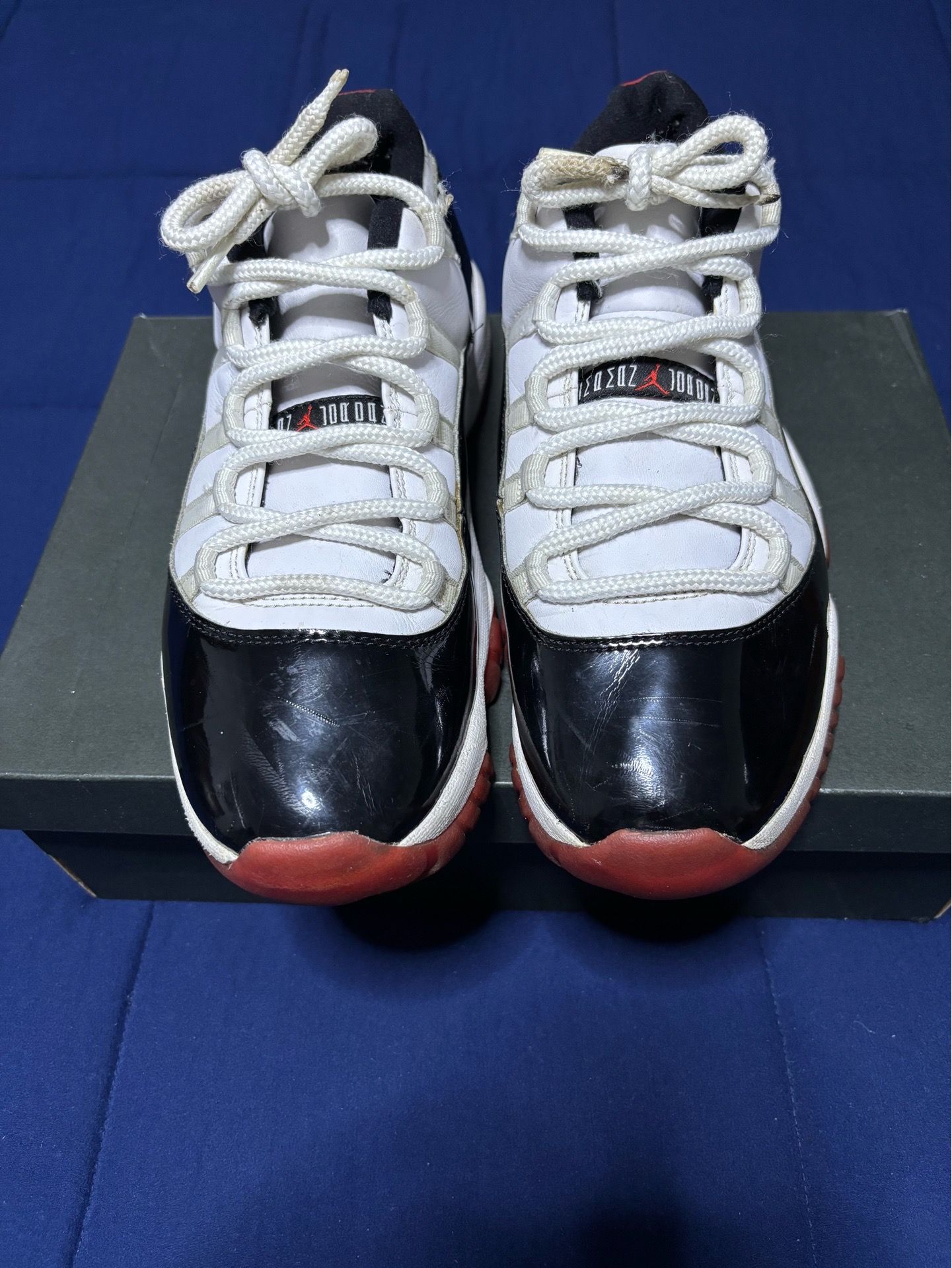 Jordan 11 Retro Low Concord Bred 2020 Size 10