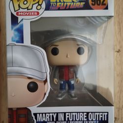 Back To The Future Marty In Future Outfit Funko Pop