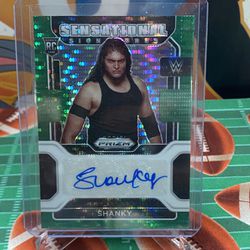 WWE Green Shanky Autograph #/25 