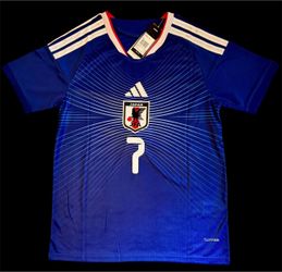 Japan mitoma Kubo World Cup soccer jerseys