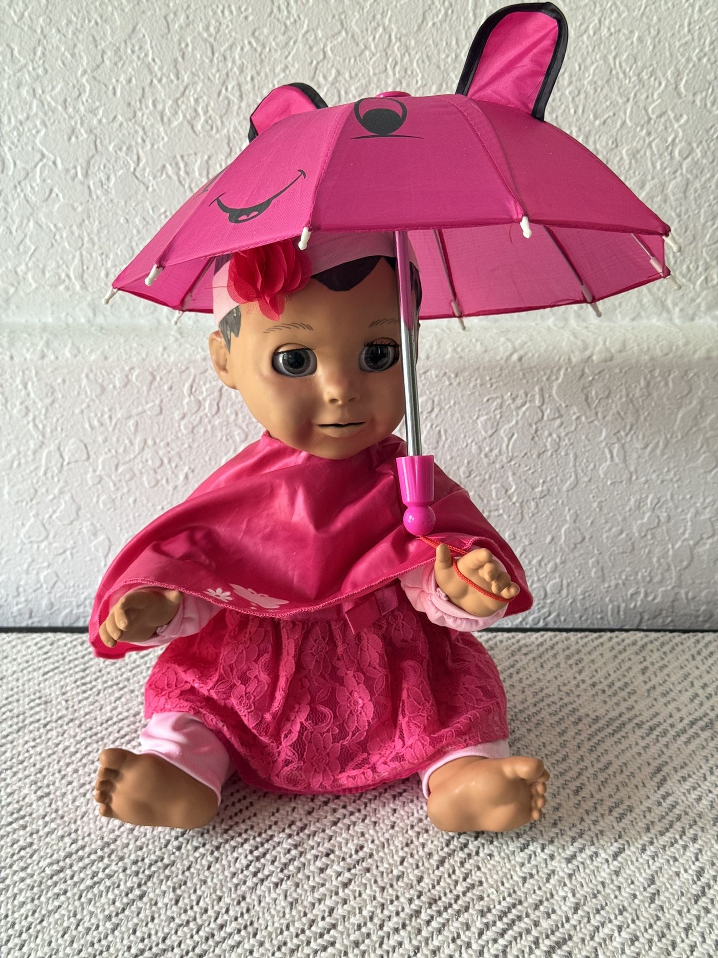 Luvabella - Dark Brown Hair - Responsive Baby Doll with Realistic Expressions and Movement