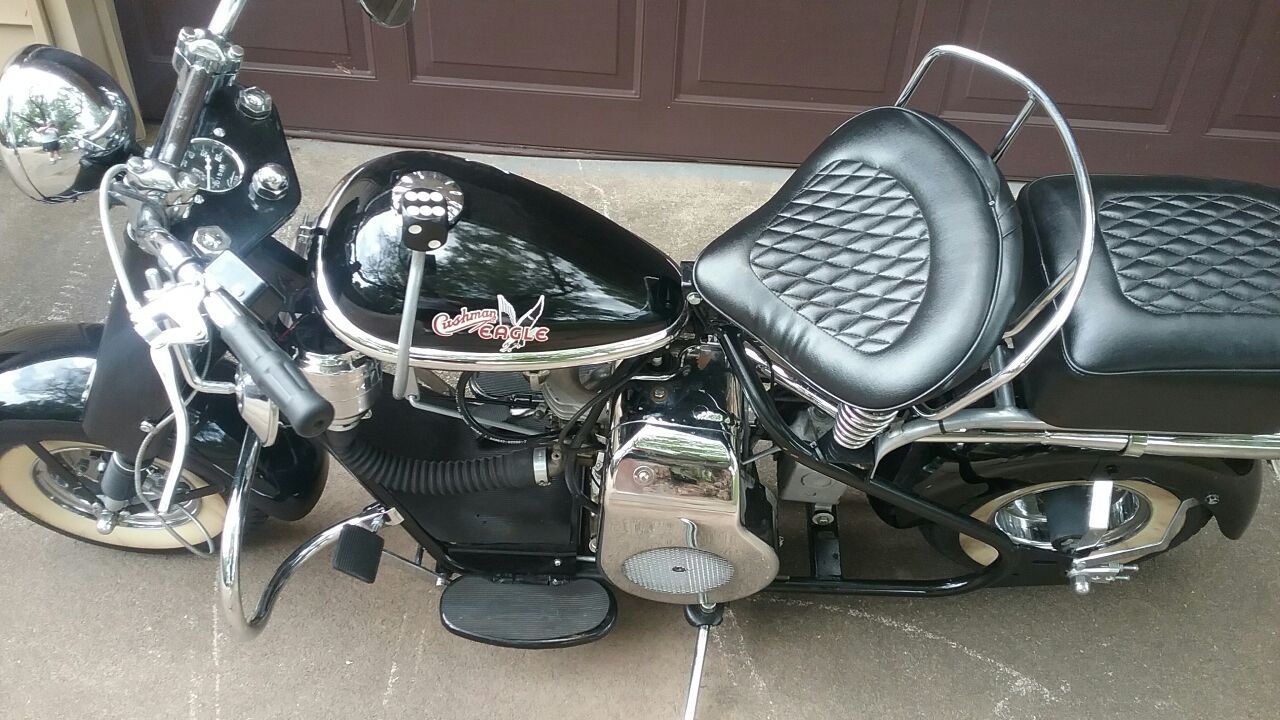 Black 1958 Cushman Eagle