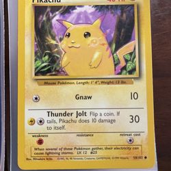 1995 Vintage Pikachu Card Lot For Collectors for Sale in Dallas, TX -  OfferUp