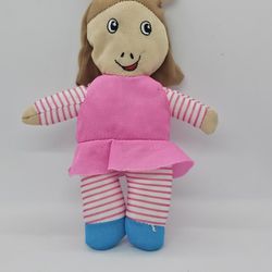 PBS Kids Arthur Plush DW 2023 Marc Brown Stuffed Doll 9 Inch toy pink dress

Great condition 
Smoke free and pet free home 

