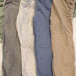 Little girl cotton joggers or unisex 5T