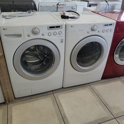 Lg Frontload Washer & Electric Dryer 