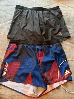Adidas running shorts size large