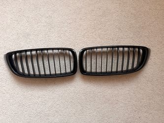 Gloss Black Single-Slat Kidney Grilles – BMW F32 F33 F36