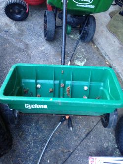 Push or attach and pull Fertilizer distributor