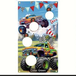 Monster Truck Bean Bag Toss Game