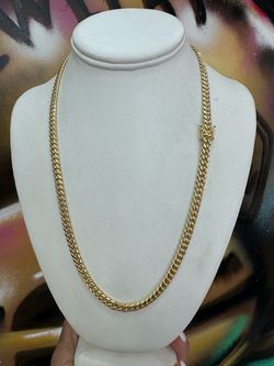 10k Solid Cuban Chain