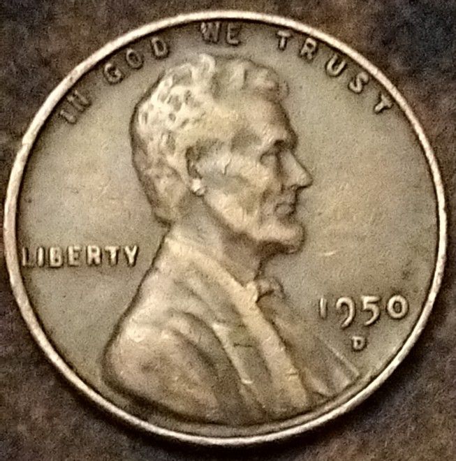 Set Of 1950's Lincoln Wheat Pennies