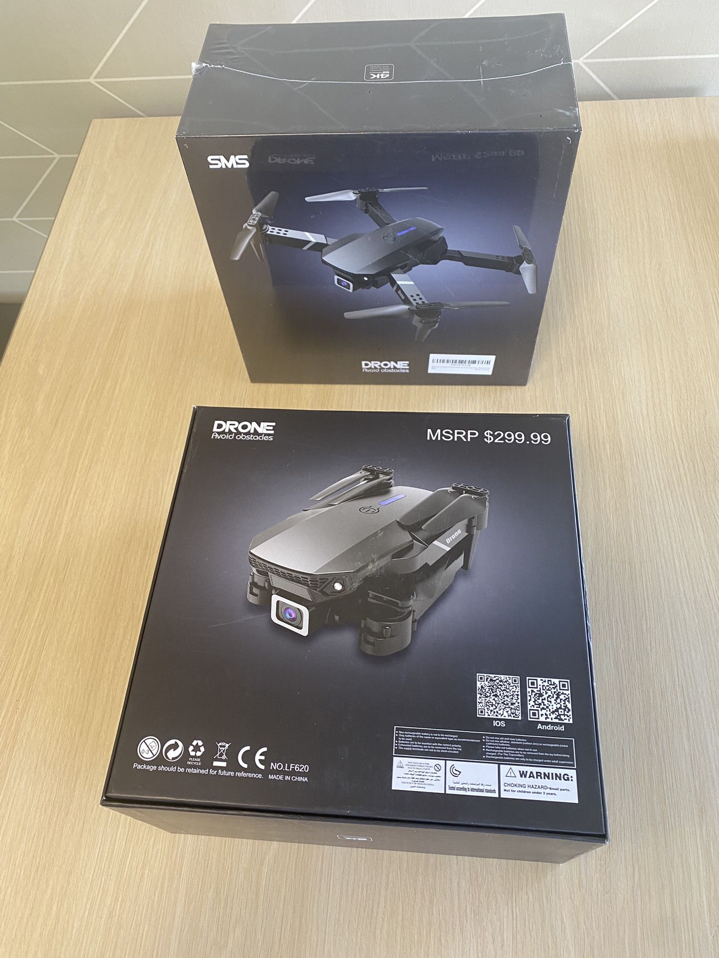 SMS Drone Foldable Drones With 4K HD Camera Avoid Obstacles