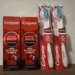 Colgate Pro Toothpaste Toothbrush Bundle