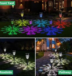 12pcs Solar Outdoor Lights