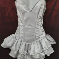 White Corset Dress ( Please Read Description)