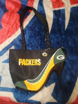 Green Bay Packers Tote Bag and Heel