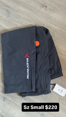 Sz Small Supreme/Jordan Trackpant 2026 Black
