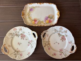 Limoges platters Plates serving wear