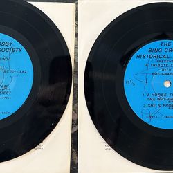 Vintage Never Used 33 1/3 Records Of Bing Crosby