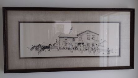 Norman Rockwell Lithograph Print