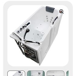 Message sitting tub for elder