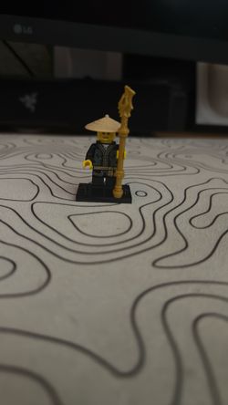 First spinjitzu master Lego mini figure