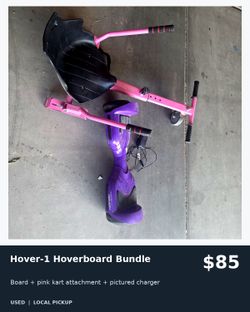 Hover-1 with Hoverboard attachment