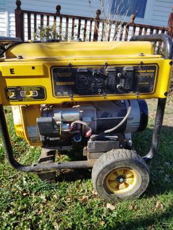 DeWalt DXGNR8000, GENERATOR, BATTERY