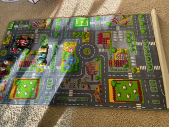 Toy Cars And Mat 