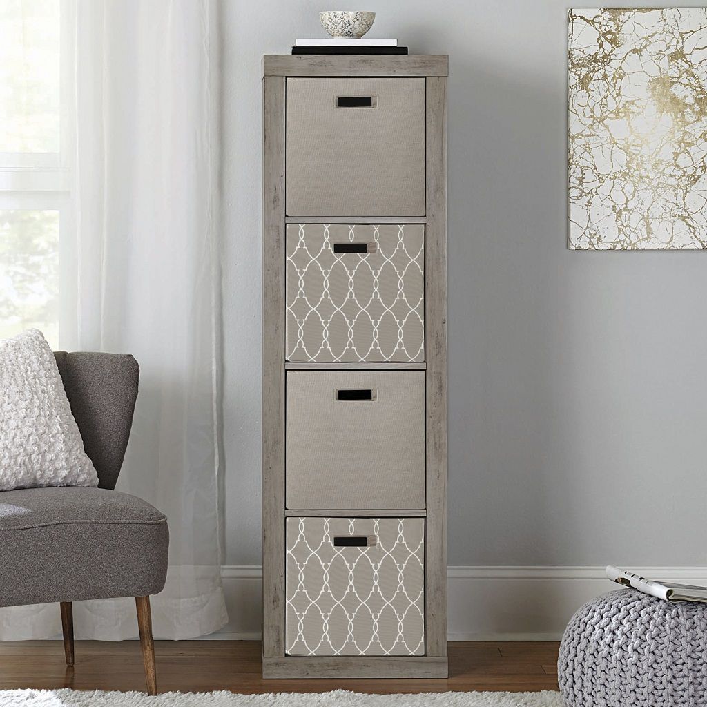Better Homes and Gardens 4 Cube Storage Organizer. Multiple color