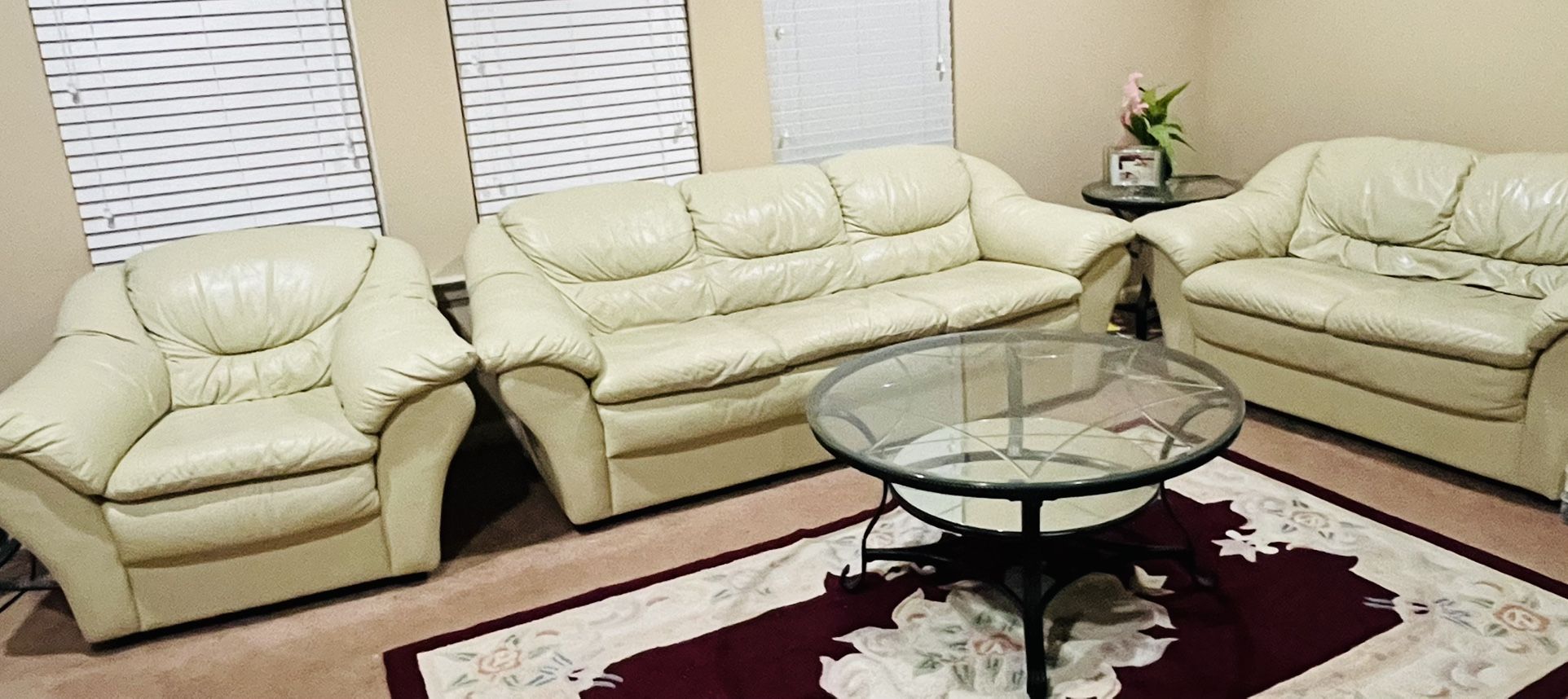 Leather  Sofa Set 