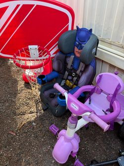 Car seat basket for pool and tricycle