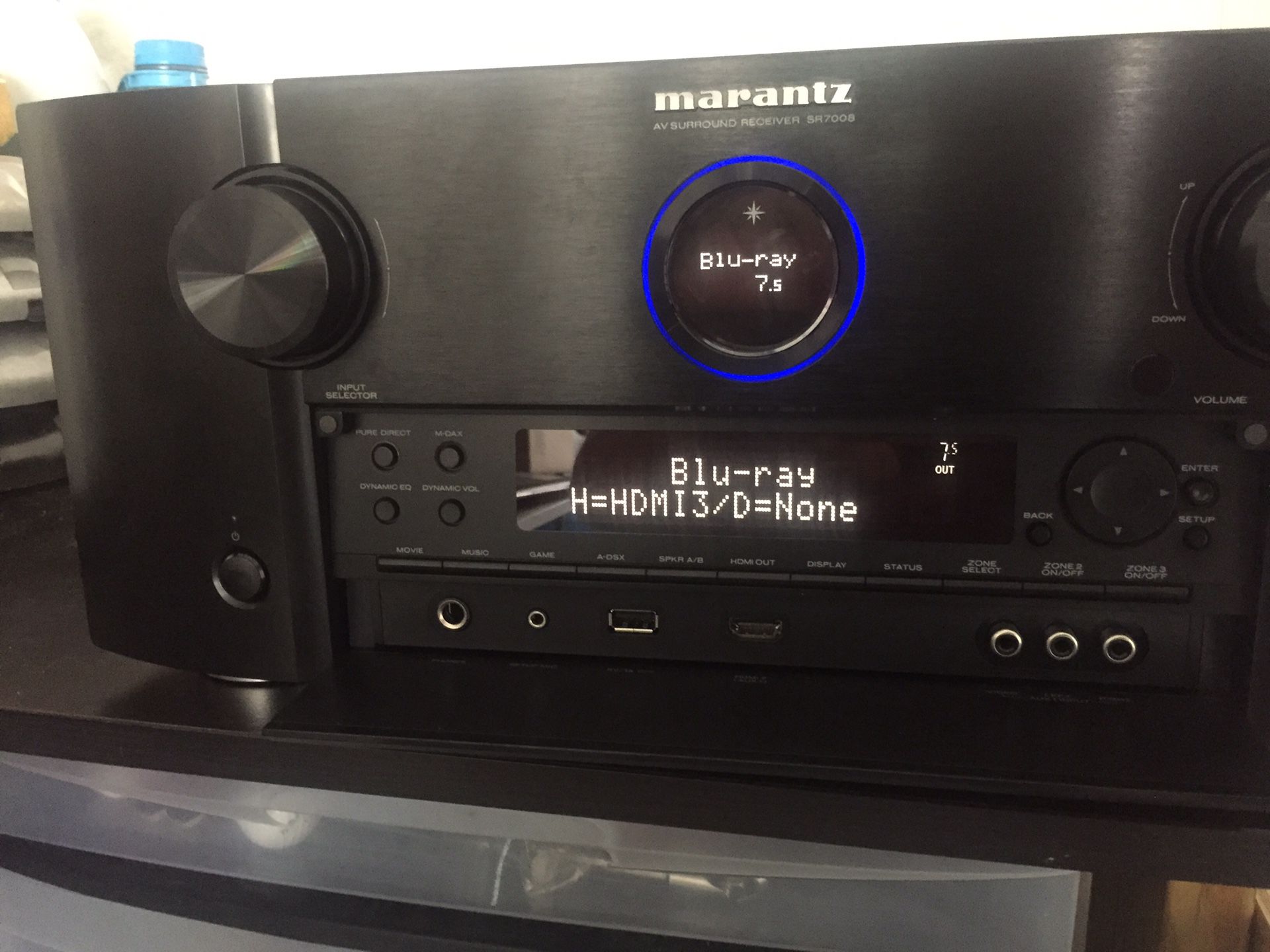 Marantz sr7008 , no longer has any image or sound (for parts or someone who knows how to fix it)