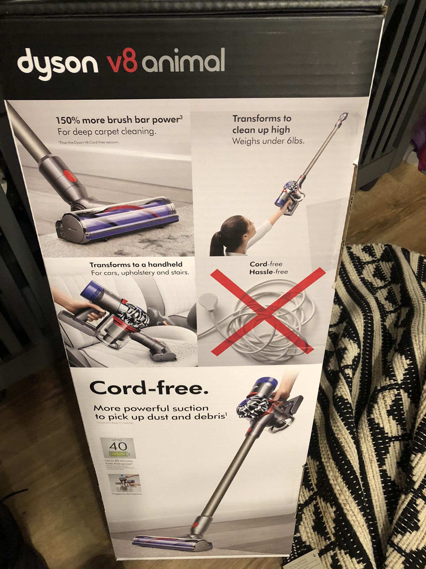 BRAND NEW DYSON V8 ANIMAL VACUUM