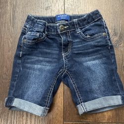 Girls Bermuda Blue Jean Shorts Size 5 By Arizona #7